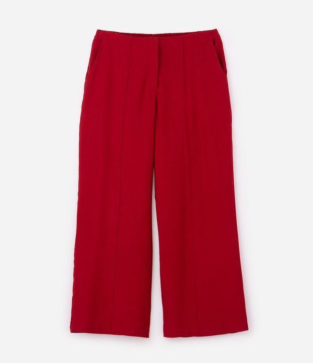 Pantalón Sastre Wide con Friso Delantero Curve & Plus Size 5