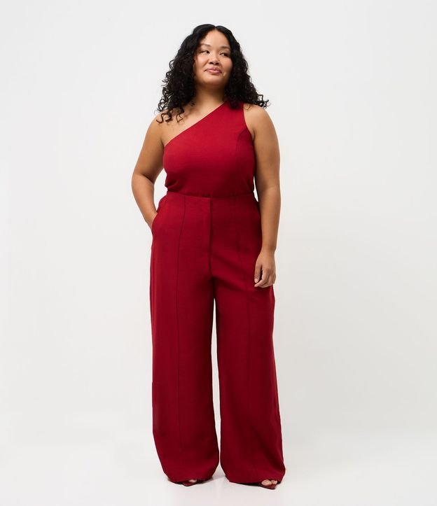 Pantalón Sastre Wide con Friso Delantero Curve & Plus Size