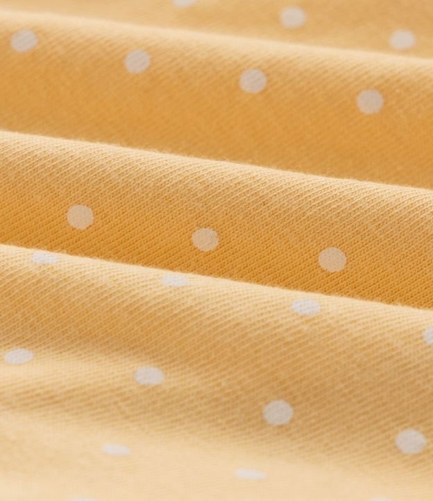 Vestido Body Infantil en Cotton con de Lunares y Bordado de Abejas – Talle 0 a 18 Meses 4