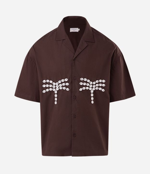 Camisa Bordado Cocotero Caracolas 5