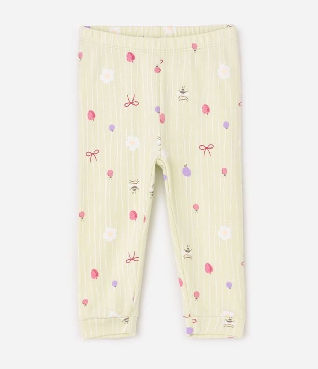 Conjunto Infantil con Estampado Floral y Bordados – Talle RN a 18 Meses 6