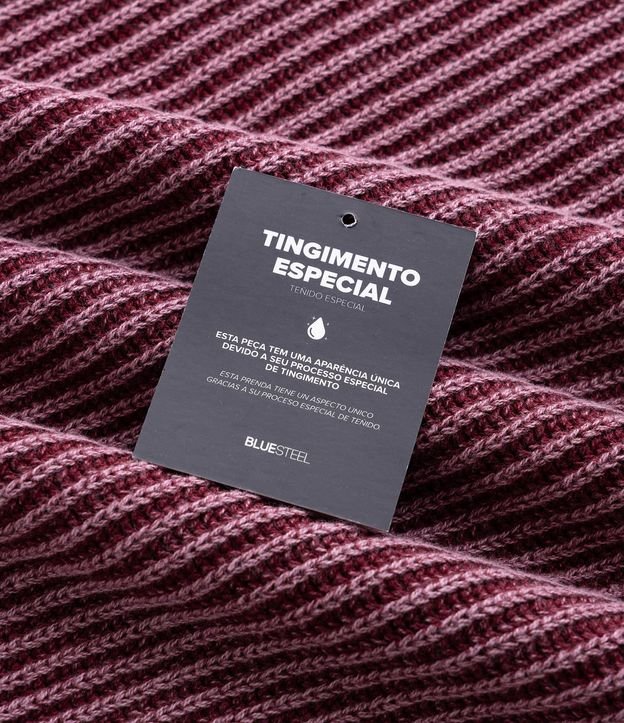 Suéter Masculino Punto Pesado Texturizado Raglán 6