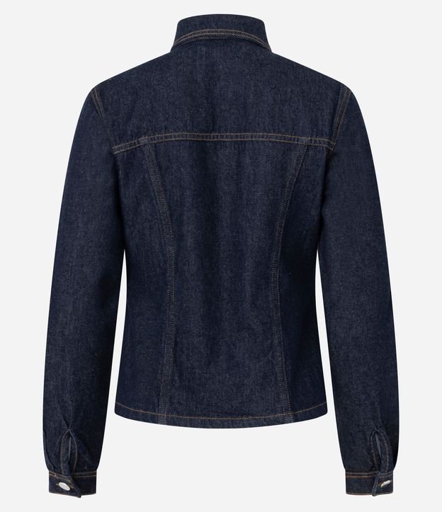 Campera Jeans con Recortes Acinturados 8