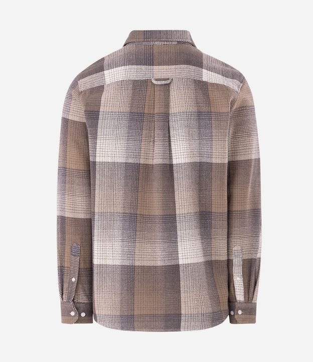 Camisa Franela de Cuadros con Rayas 7
