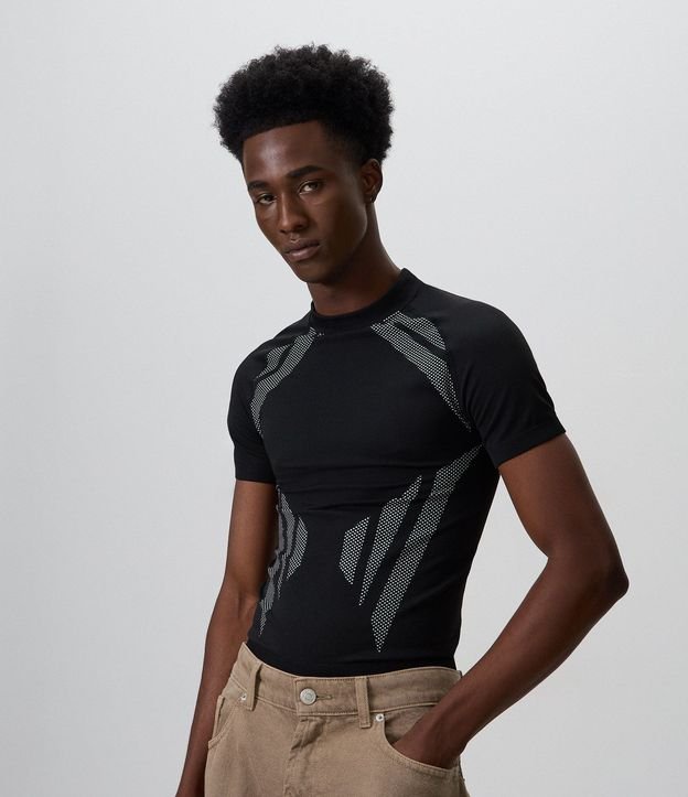 Remera Muscle Seamless con Perforaciones