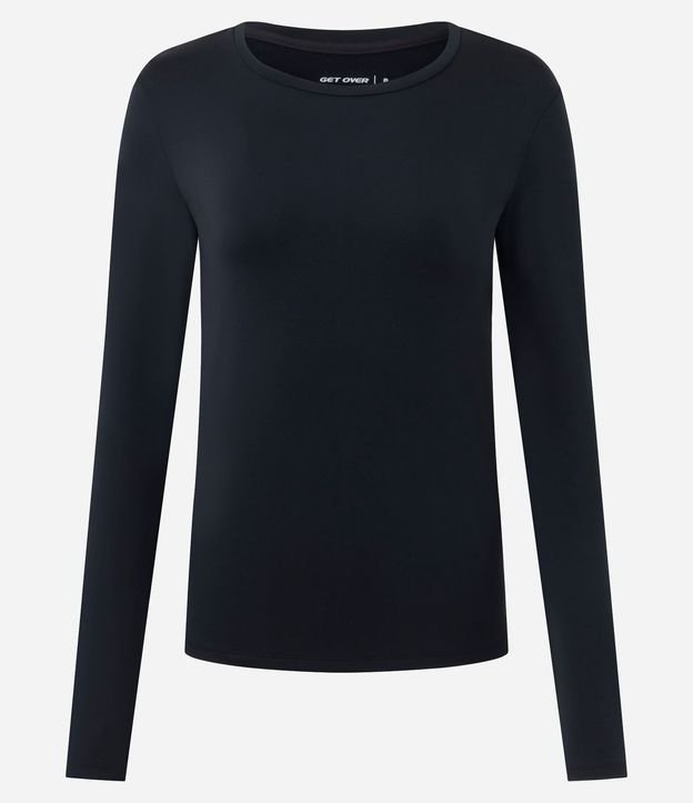 Remera Deportiva Regular en Microfibra Térmica 1
