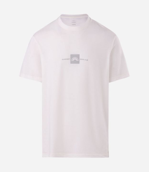 Remera Comfort con Estampa en Relieve 4
