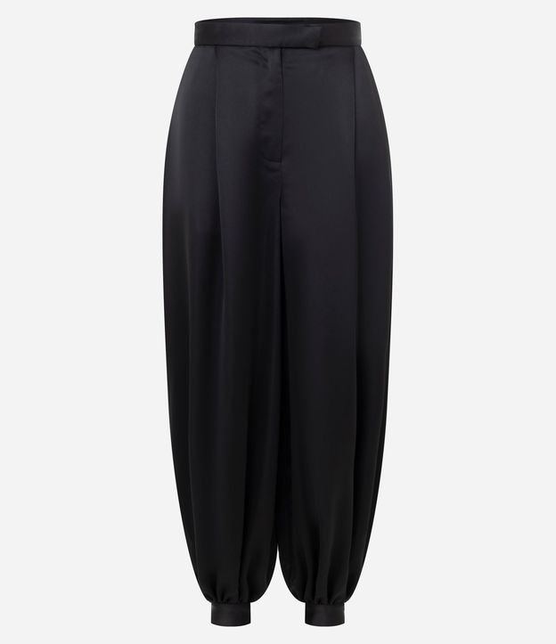 Pantalón Aladim en Satén con Bajo Ajustado 5