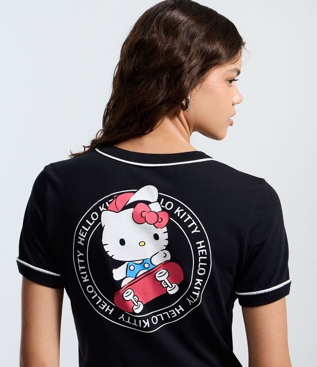 Remera Manga Corta en Algodón con Estampa de Hello Kitty Skate 4