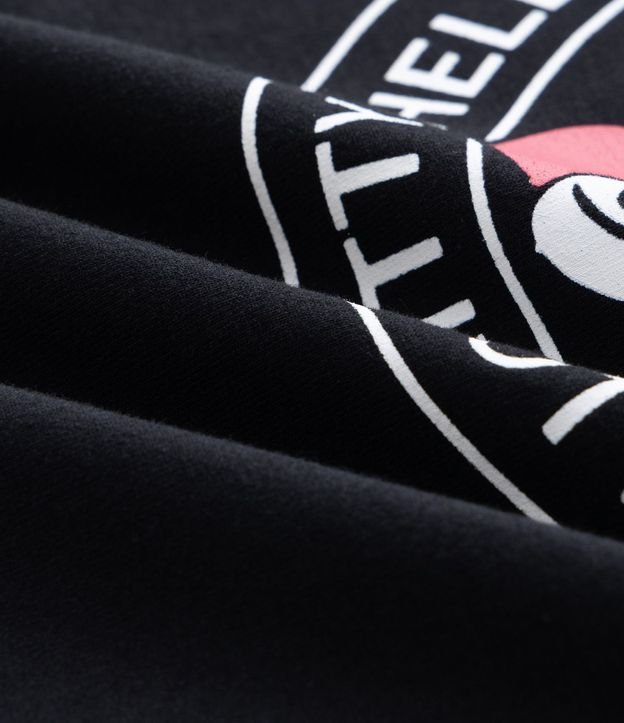Remera Manga Corta en Algodón con Estampa de Hello Kitty Skate 7