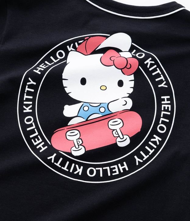 Remera Manga Corta en Algodón con Estampa de Hello Kitty Skate 8