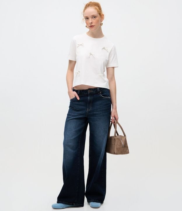 Blusa en Media Malla con Moñitas Aplicados 2