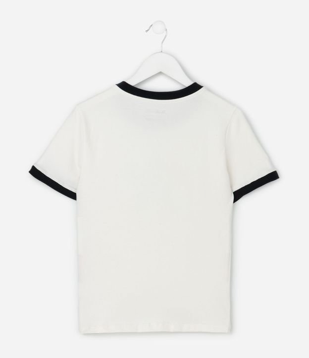 Remera en Algodón con Estampa Numérica con Estrella 2