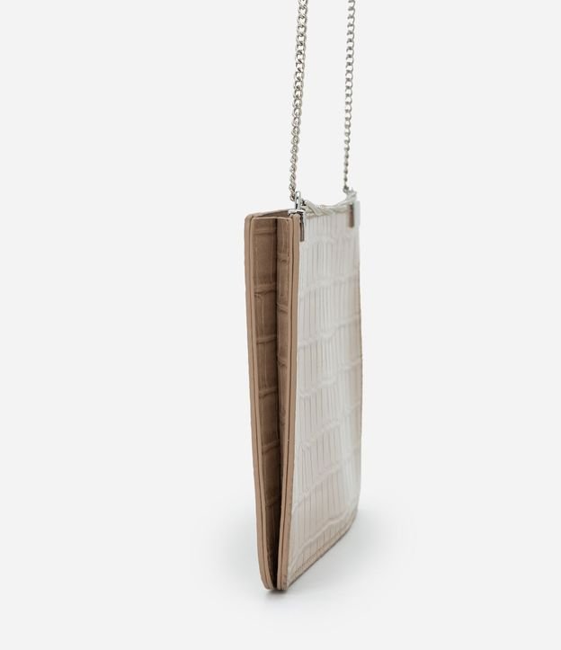 Cartera Transversal Pequeña en PU con Textura Crocco 2