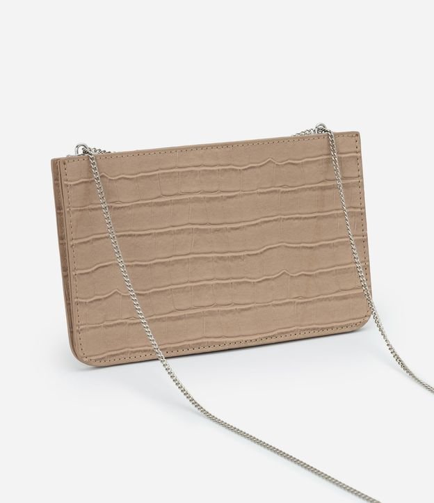 Cartera Transversal Pequeña en PU con Textura Crocco 3