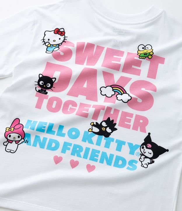 Remera Infantil con Encaje y Estampado Hello Kitty – Talle 5 a 16 años 5