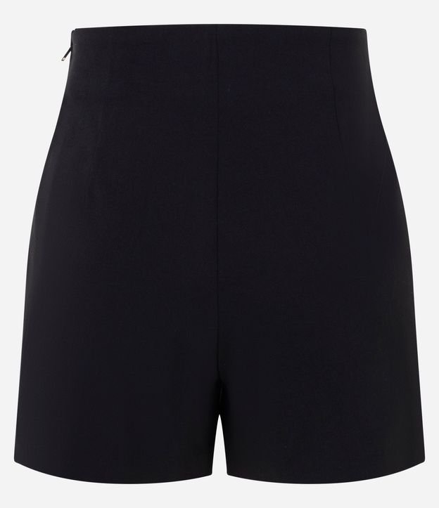 Short Pollera en Bengalina con Cinturón de Hebilla 6