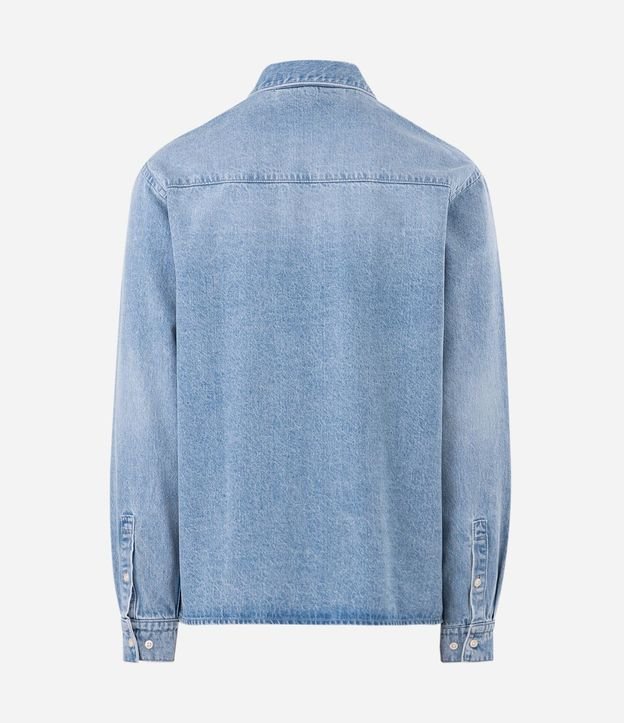 Camisa Jeans Overshirt Manga larga 2