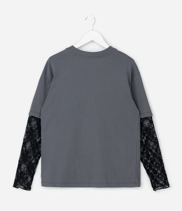 Remera Infantil Relaxed con Estampa Kuromi – Talle 7 a 16 años 4