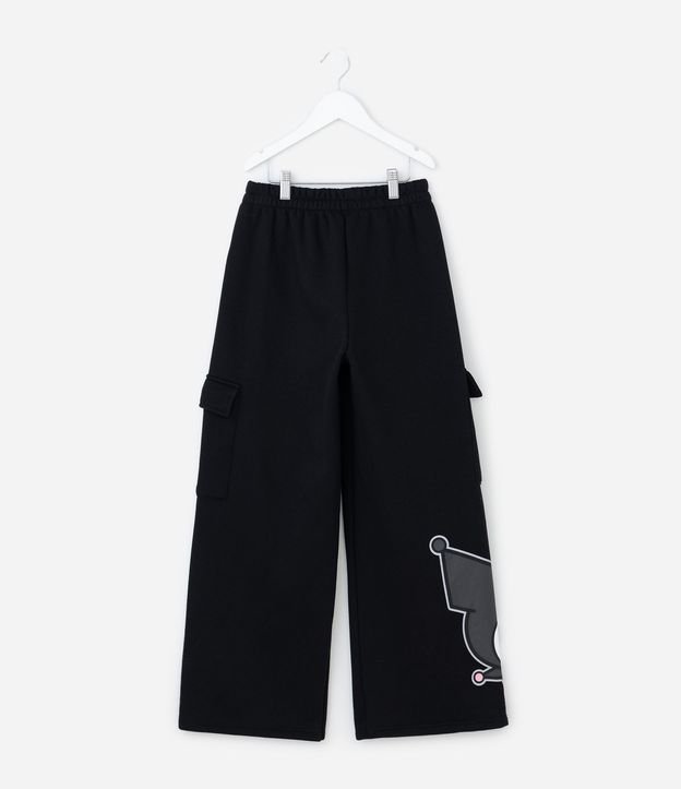 Pantalón Infantil Wide Leg Cargo Kuromi – Talle 5 a 14 años 3