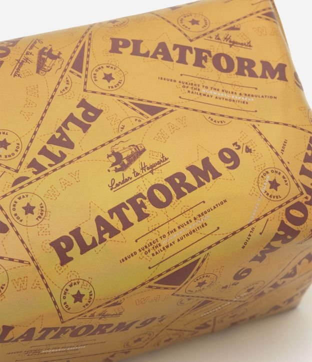 Neceser Rectangular en PU con Estampa Temática Harry Potter 4