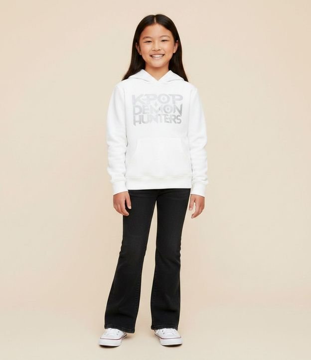Buzo Infantil Oversized con Estampado Huntrix – Talle 5 a 14 años