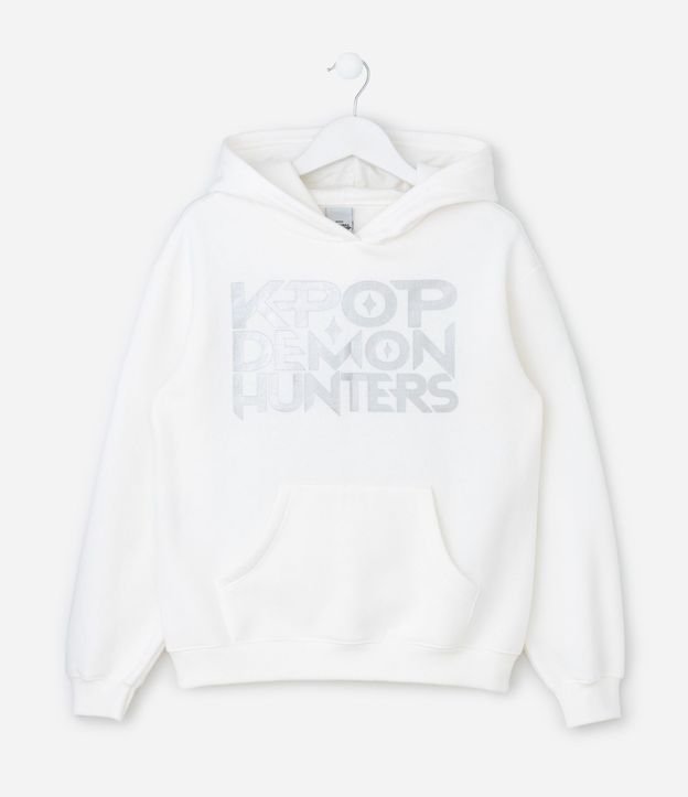 Buzo Infantil Oversized con Estampado Huntrix – Talle 5 a 14 años