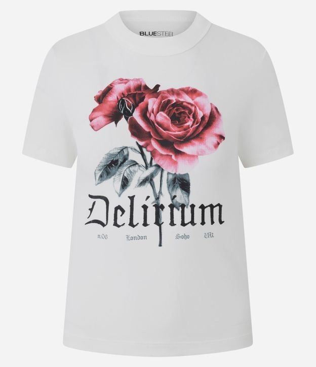 Remera New T-shirt con Estampado Delirium  Floral 5