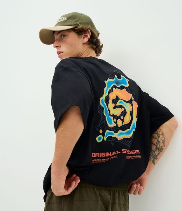 Remera Manga Corta en Algodón Fit Oversized Original Symbioses