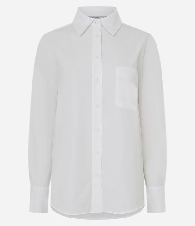 Camisa Oversized en Tricolina Efecto Empapelado 5