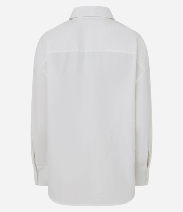 Camisa Oversized en Tricolina Efecto Empapelado 6