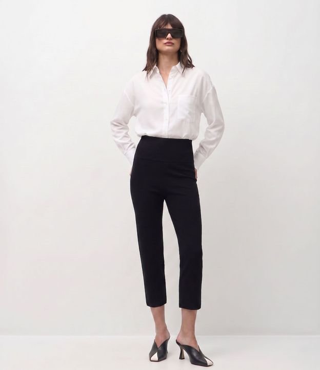 Camisa Oversized en Tricolina Efecto Empapelado 2