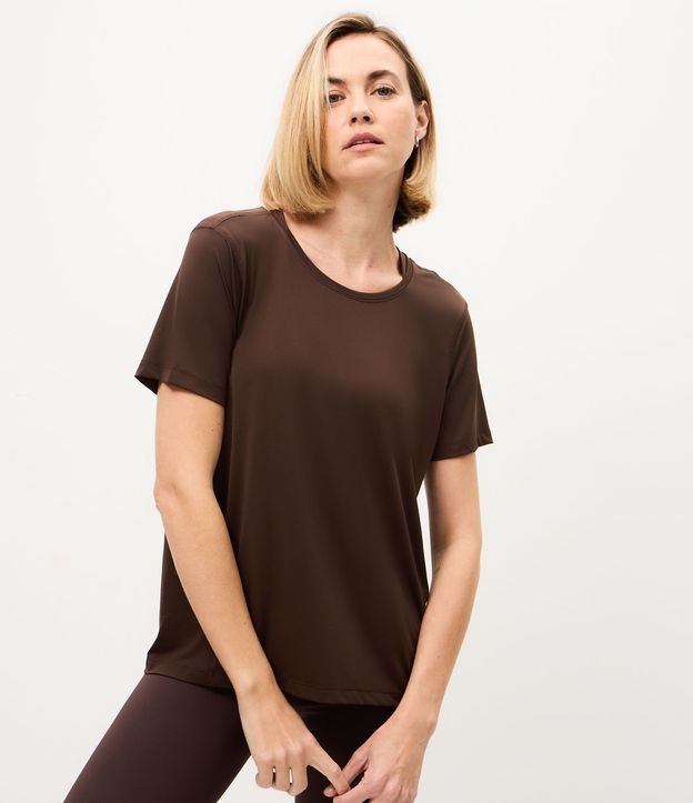 Remera Deportiva Manga Corta en Poliamida