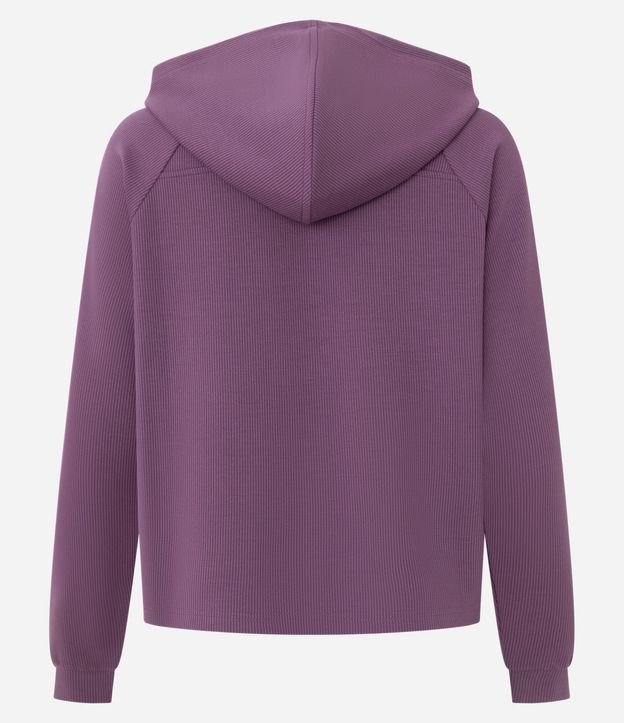 Campera Deportiva en Modal Canelado con Capucha 7