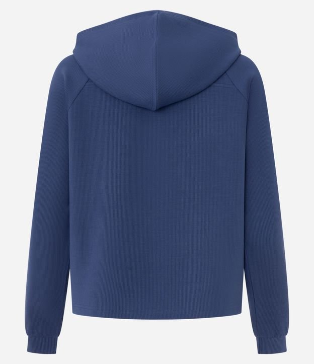 Campera Deportiva en Modal Canelado con Capucha 8