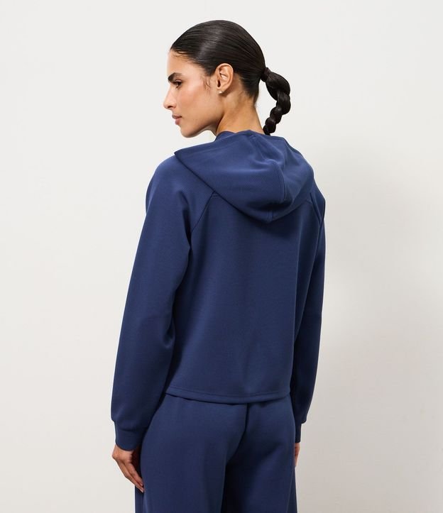 Campera Deportiva en Modal Canelado con Capucha 5