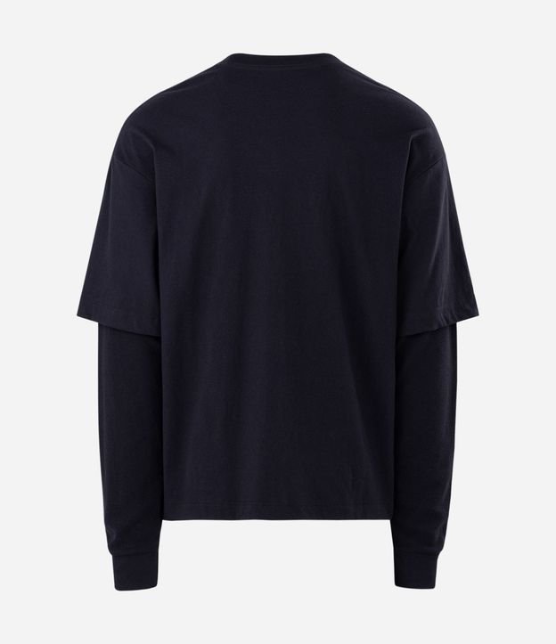 Remera Boxy Manga Larga con Estampa Disorder 5