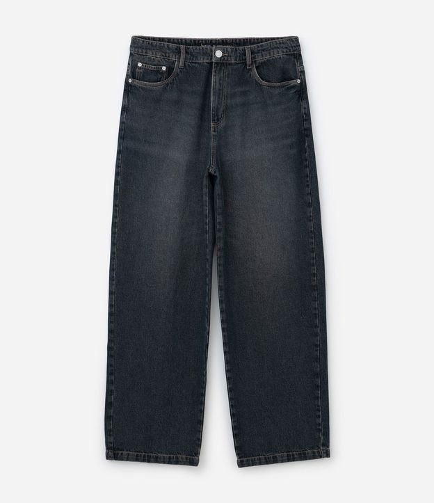 Pantalón Jean Super Baggy con Detalle de Estrella en el Bolsillo 5