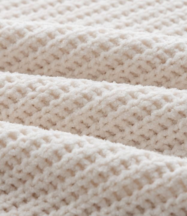 Suéter Infantil en Chenille con Cuello V – Talle 5 a 14 años 4
