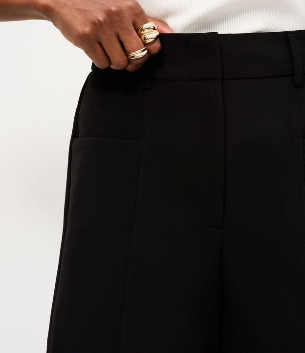 Short Sastre en Crepé con Cintura Elástica 4