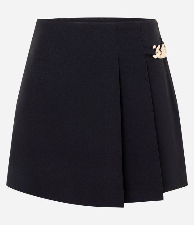 Short Pollera Sastre con Cadena Metálica 8