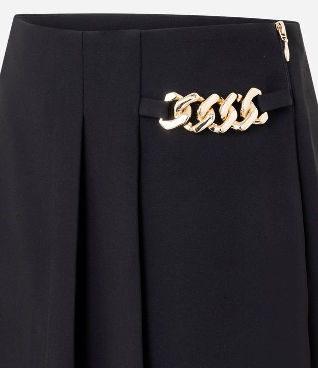 Short Pollera Sastre con Cadena Metálica 9