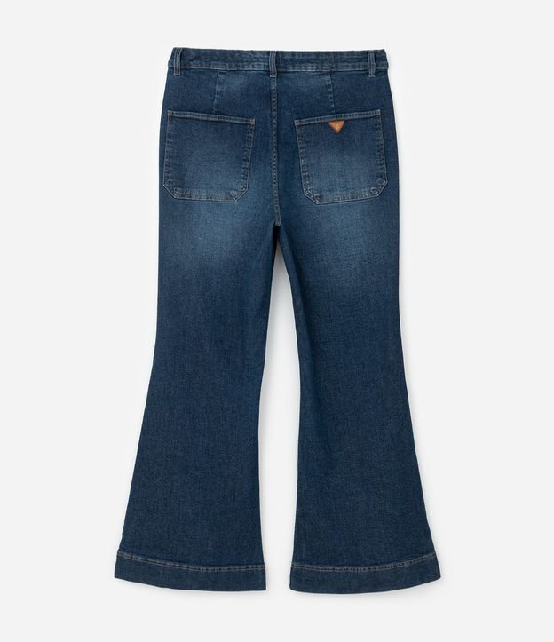 Pantalón Flare en Jeans con Botones Delanteros Curve & Plus Size 6