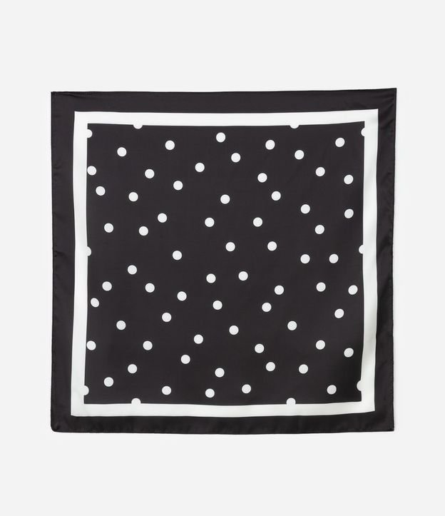 Pañuelo Satinado Para Regalar con Estampado de Lunares 4