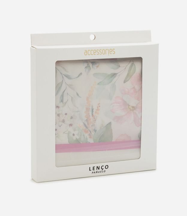 Pañuelo Satinado Para Regalar con Estampado Floral 3