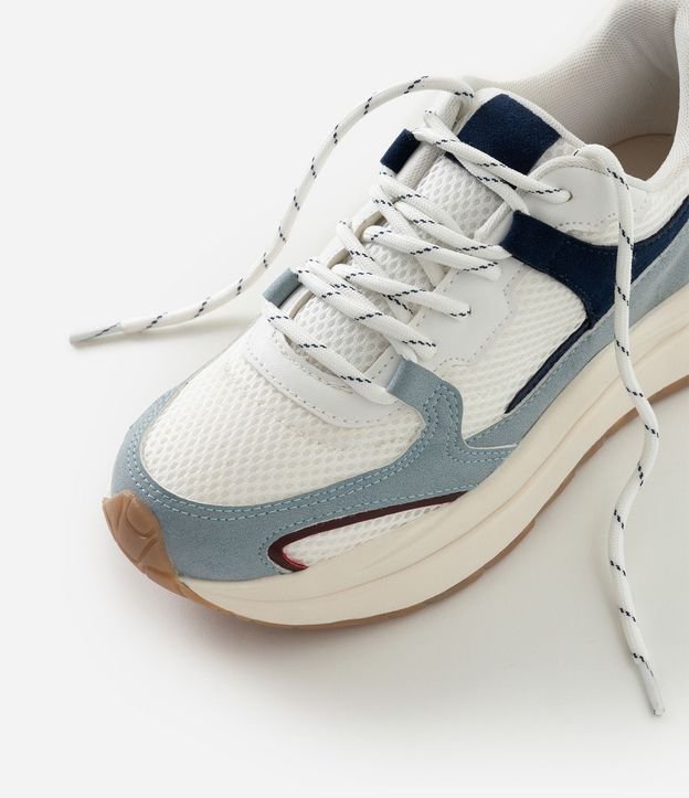 Championes Jogging en PU con Recortes Contrastantes 7