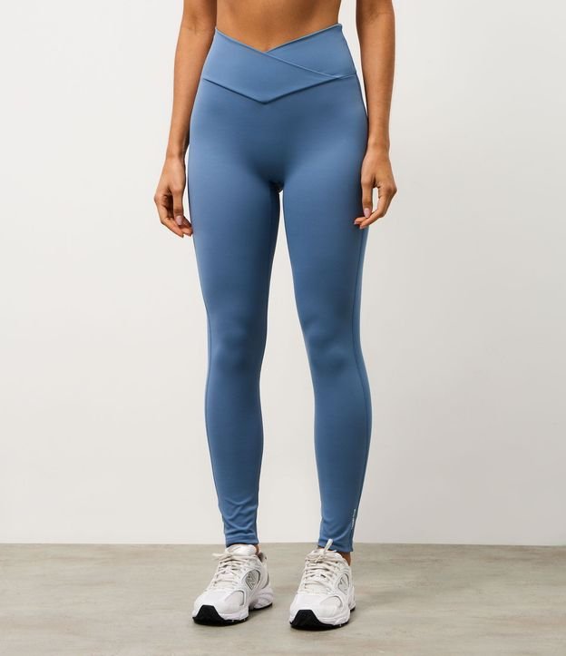Pantalón Legging Deportiva con Cintura Traspasado y Sin Gancho Delantero 2