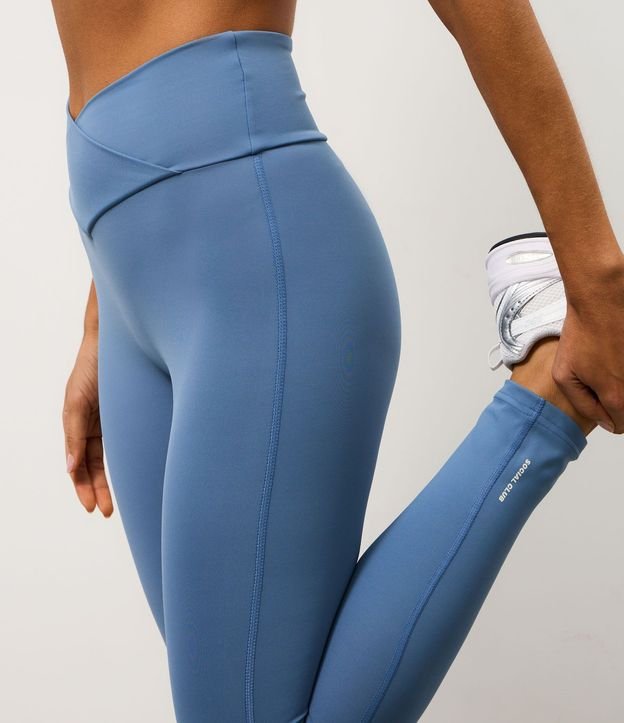 Pantalón Legging Deportiva con Cintura Traspasado y Sin Gancho Delantero 3