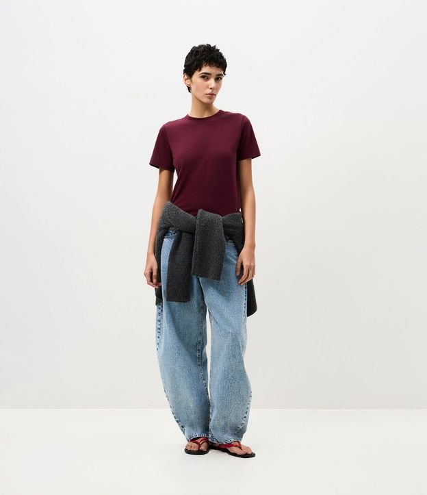 Blusa en Rib con Cuello Redondo 2