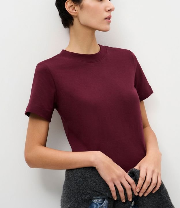 Blusa en Rib con Cuello Redondo 3